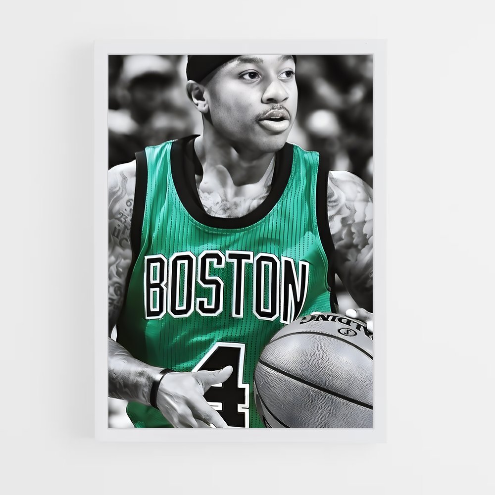 Poster Isiah Thomas: Légende des Celtics – affiche Basketball (vue 3)